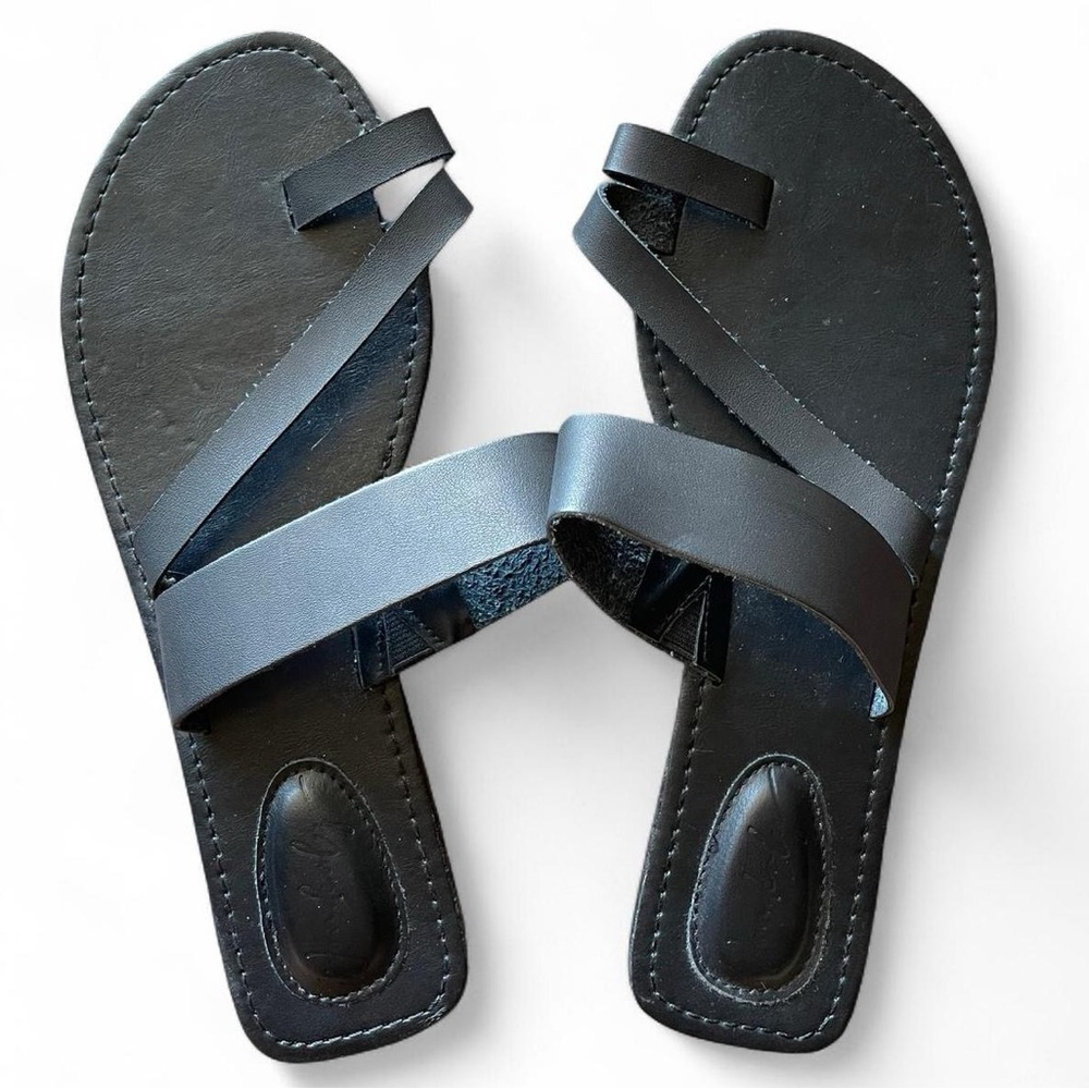 Black Strappy Sandals